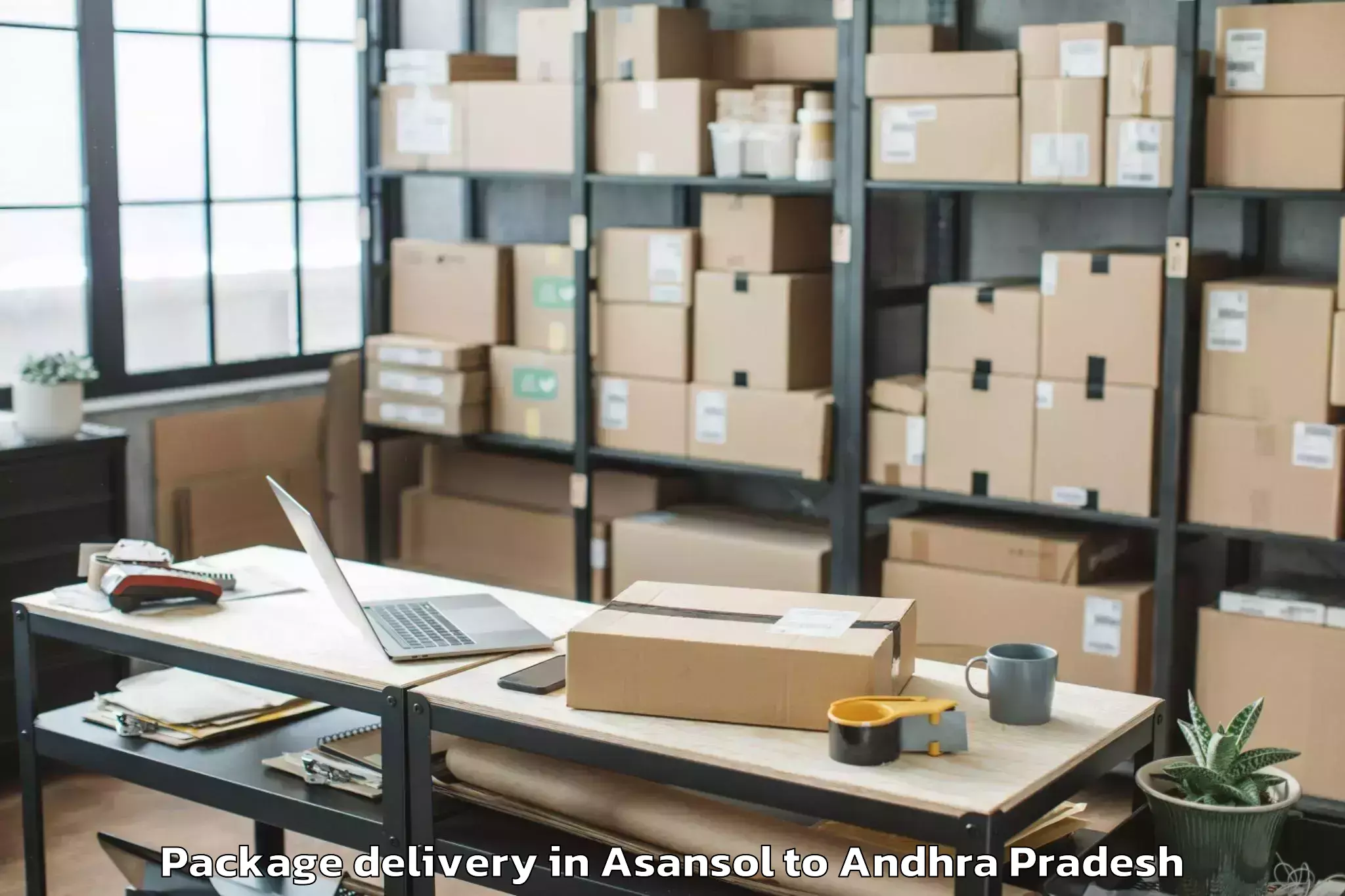 Reliable Asansol to Gudivada Package Delivery